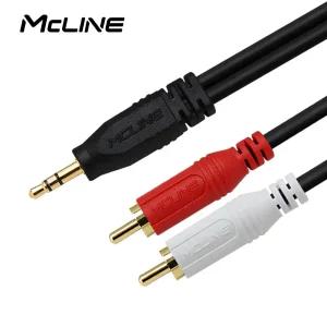 맥라인 AUX 스테레오 3.5mm - 2RCA Y 케이블 10m MC-PA01