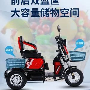 리튬배터리 애견 성인용 세발 전기자전거 어르신