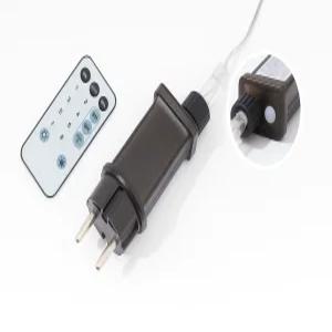 홈메이드 크리스마스 트리 전구 지네전구 장식 LED 조명 3컬러-전원플러그 리모컨세트