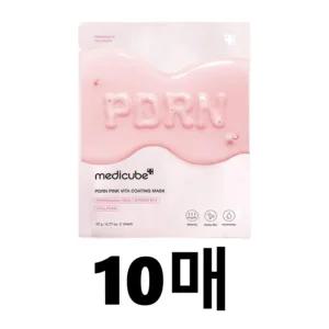메디큐브 PDRN 핑크 비타 코팅 마스크 x 10매
