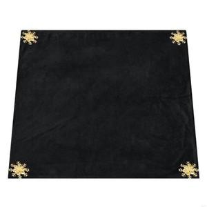 N0PC 빈티지 제단 타로 테이블 천 타로 카드 가방 파티 정사각형 테이블 커버 신과 타로 드로 스트링 파우