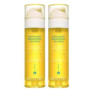 맥스클리닉 퓨리티톡 브라이트닝 오일 폼 클렌저 110g 2개