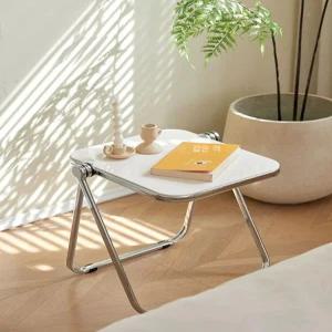 접이식 아크릴 테이블 모듈 투명색 발코니 홀로그램 북유럽 반투명 베드 쇼파 선반