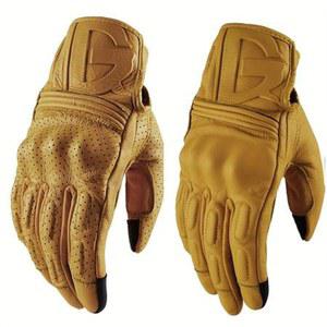 장갑 남성 여성 가죽 라이더 낙하 레트로 여름 통기성 따뜻한 가을 장비