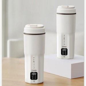 휴대용 커피 포트 충전식 스마트 보온 전기컵 USB 304 A 500ml 온도조절 가열