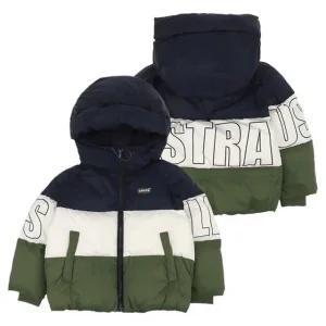 [갤러리아] (리바이스키즈)컬러블럭숏패딩(V254PM340P)