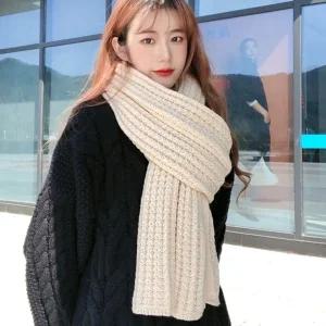 뜨개 머플러 두꺼운 스카프 겨울 커플 니트 목도리