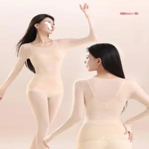 티류으스 여성 초슬림 보온 내의 세트 무흔적 피부 보호 속옷 Lyw