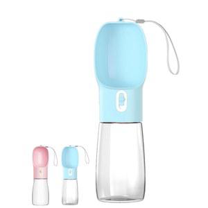 리피어 휴대용 반려견 여행용 물병 - 강아지 물 디스펜서 산책 야외 활동용 파란색