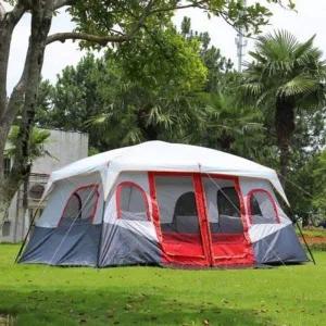 [셀러에이드]캠핑온 투룸 대형 텐트 12인용 리빙쉘 사계절텐트