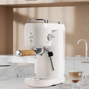 호환 Coffee machine Italian coffee machine visual full semi-automatic household milk frother