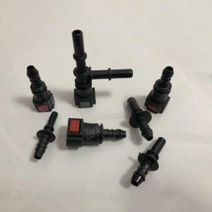 자동차 연료 라인 커플러 호스 빠른 연결 6.30.7.89.9.49 고무 나일론 오일 파이프 어댑터 분리 릴리스 커넥터