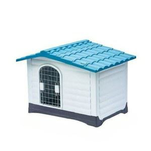 개집 야외 실외 대형견집 424S 블루 마당 대형 문 애견하우스 진돗개집 미포함