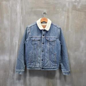 리바이스 양털 청 자켓/남성(S)/JP478