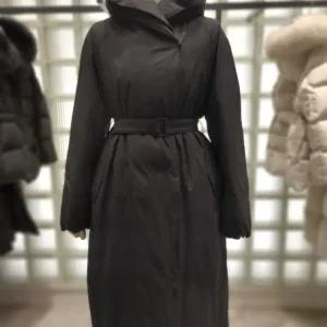 ZOOC 벨티드 후드 롱 구스다운점퍼 V244PSG940