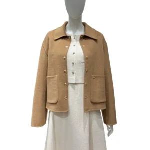 온앤온 카라넥 핸드메이드 숏 코트 NJW4WHA99