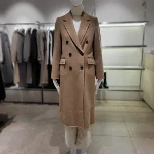 나이스클랍 더블버튼 핸드메이드 롱 코트 A244MWC955