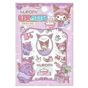 [하프클럽/]캐릭터 타투 스티커 쿠로미 데일리 학산문화사