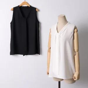 빅사이즈 511 모던타이나시블라우스 DBGI788