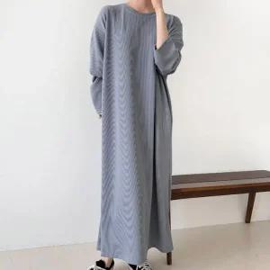 빅사이즈 511 데일리골지패턴롱원피스 DARV279