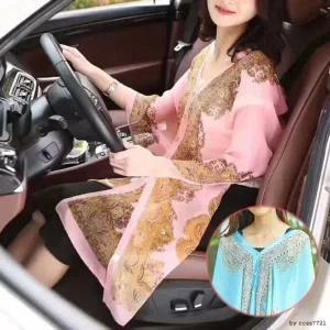 [하프클럽/]시폰 망토스카프 트렌디 아우터니트