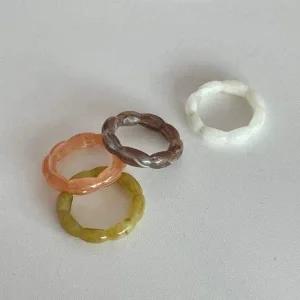 [골드스마일]마블 호박 데일리 클라우드 아크릴 클래식 물결 구름