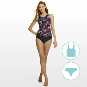 [하프클럽/] 프린트 홀터넥 투피스형 스윔수트 TM-FSE23_H