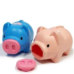 [셀러에이드]미니돼지 마키팬시 저금함 모금함 돼지저금통(중)2P