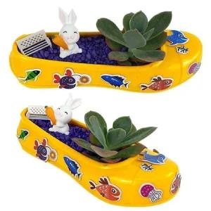 고품질 만들기대장-다육식물 토끼당근 고무신 화분 만들기 (WFFKSJK)