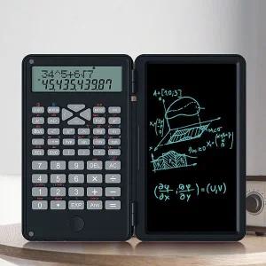 [셀러에이드]엑셀러 전자 메모장 전자 메모패드 공학용 전자 계산기 블랙