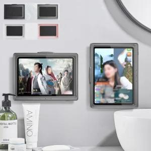 (무료배송) 태블릿 터치방수 케이스 욕실 화장실 거치대 회전식