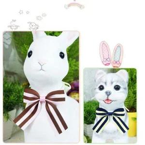 [셀러에이드]강아지 리본 타이 스카프 반려견 악세사리 10개 애견 목걸이 케이프