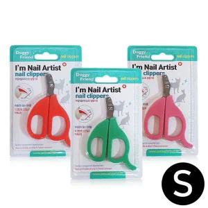 [셀러에이드]도기프렌드 아임 네일 아티스트 반려동물용 발톱가위 (S) (랜덤1개)