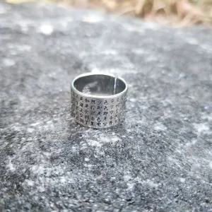 불교반지 반야심경 경전 링 (WFFKP27)