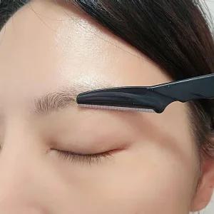 블랙 눈썹칼 면도칼 10P 미용 눈썹정리 면도기 (WFFKPBX)
