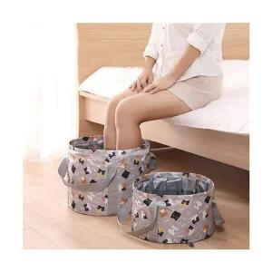 [골드스마일]휴대용 족욕기 여행 캠핑 출장 접이식 다용도 워터백