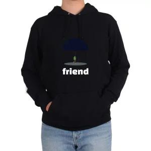 후드티 친구 우산 도움 고난 위로그림 다양한 색상 사이즈