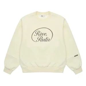 [셀러허브 1]소이주니어 세이브존03 겨울 브라운 레터링 기모 맨투맨티  24W1453-CR