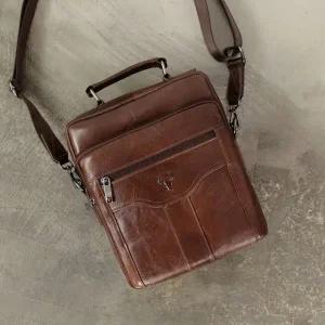 9322 블루마운트 천연소가죽 남성 캐주얼 크로스백 (WFFKUQA)