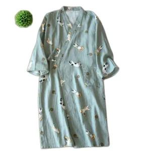 [골드스마일]샤워가운 로브 남자 홈웨어 비치 마사지 경량 민트