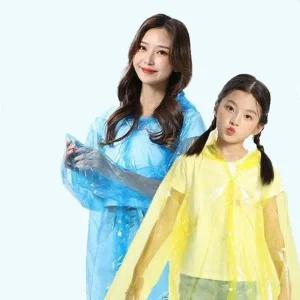 [하프클럽/]일회용 레인코트 성인용 아동용 레인코트레인코트 우의 시즌 레