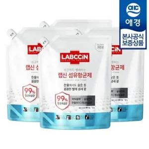 랩신 섬유항균제 코튼향 리필 2L x4개