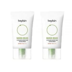 비플레인 녹두 쿨링 수분 선크림 50ml,2개