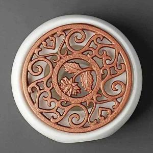 도자기 티 워머 화이트 양초 티팟 차