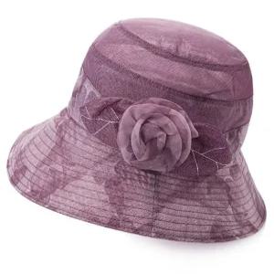 중년여성모자 꽃 봄 플라워 캡 엄마 어르신 어버이날 선물