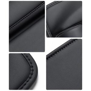 PU 가죽 카시트 갭 백 케이스, 자동차 콘솔 사이드 플러그 필러 정리함, 틈새 수납, 포켓
