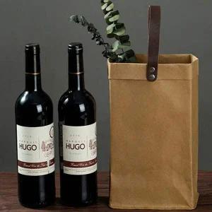 [골드스마일]와인 수납백 와인케이스 홀더 파우치 선물포장 2구 2구와인백