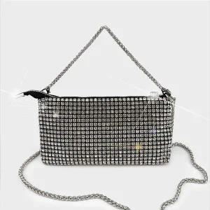 스터드 클러치 겸 토트 크로스백