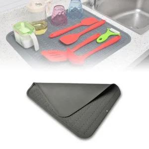 싱크대 매트 설겆이 깔판 고온냄비 그릇 받침 실리콘 실리콘매트 설겆이건조매트
