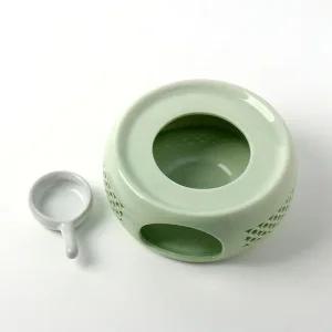 이시아르 도자기 티워머 티라이트받침대 민트 티포트 유리주전자